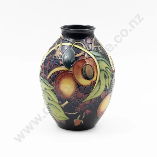 Modern Moorcroft Queens Choice Pattern Vase designed by Emma Bossons