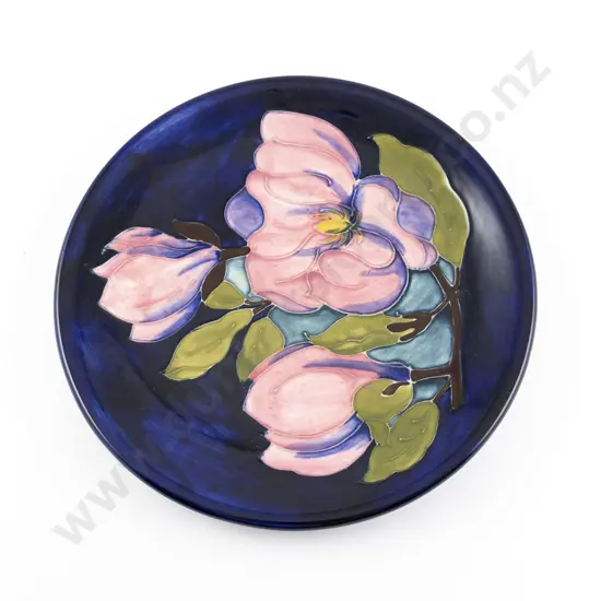 Walter Moorcroft Magnolia Pattern Plate