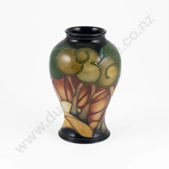 Modern Moorcroft Bolderwood Pattern Vase Designed By Rachel Bishop
