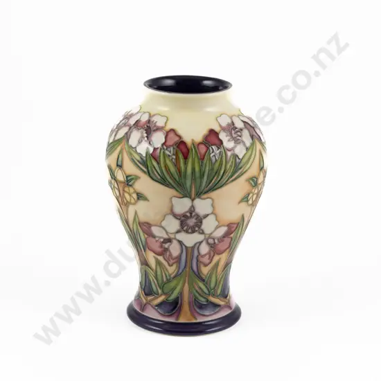 Modern Moorcroft Manuka Pattern Vase Designed By Philip Gibson