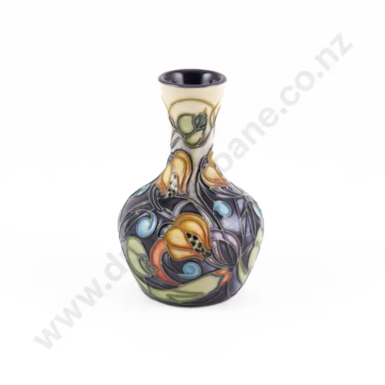 Small Modern Moorcroft Celtic Web Pattern Vase