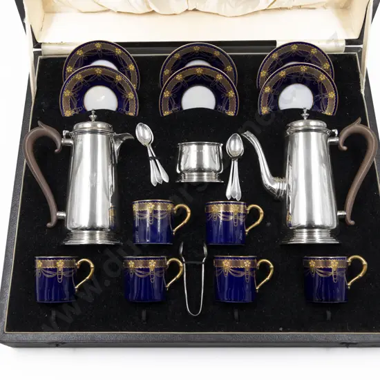 Cased Royal Worcester Coffee Service