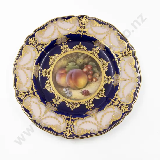 Royal Worcester Hand Painted Cabinet Plate