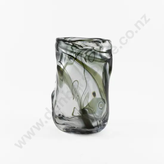 Whitefriars Knobbly Cased Glass Vase