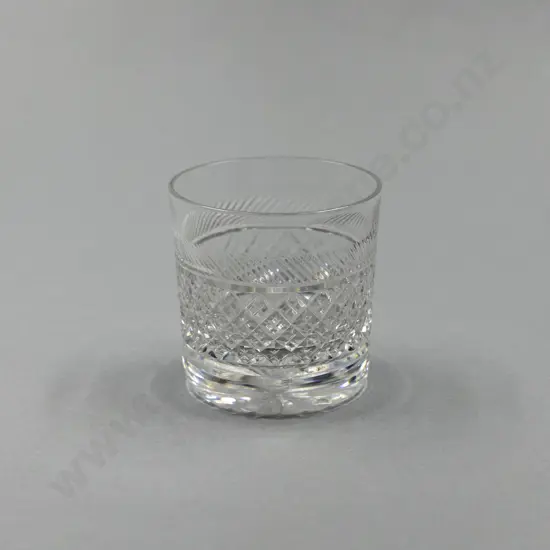 Ten Tudor Crystal Holbein Pattern Tumblers
