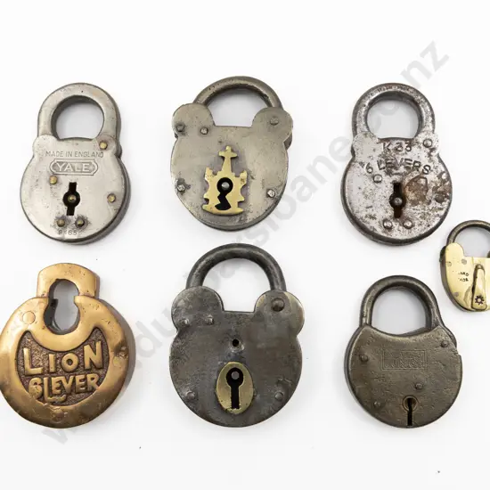 Seven Various Vintage Padlocks