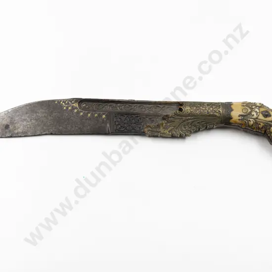 Fine C18th Ceylonese Ceremonial Piha-Kaetta Court Knife