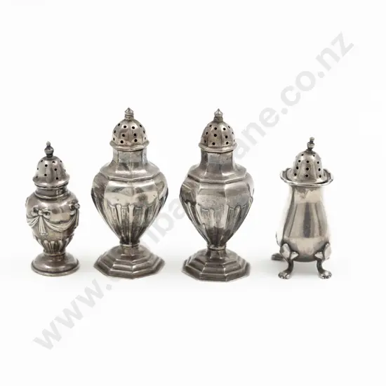 Pair Of Edw VII S/S Pepperettes