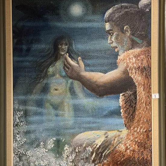 David Eastman - Oil on Woven Board