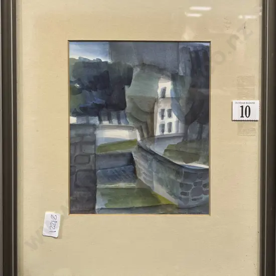 Julia Faithful - By the Park - W/C on Paper