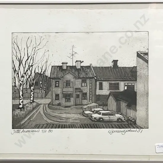Jette Anderen - Kopmangatan - Etching