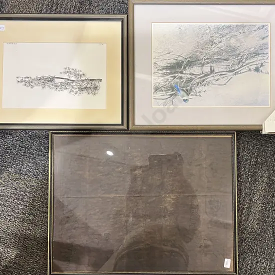 Three Assorted Framed Works