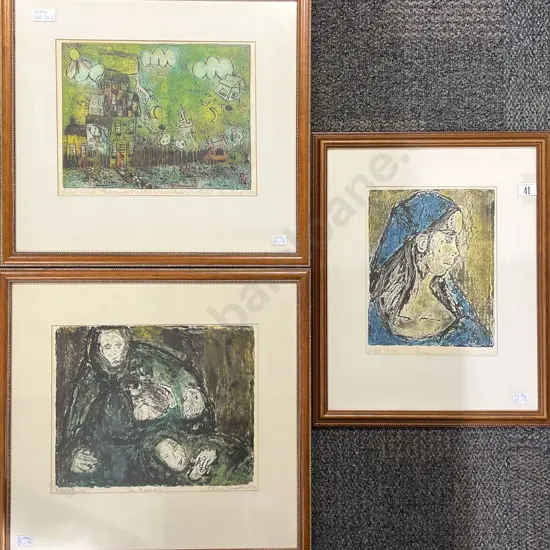 Three Olivia Creighton Artist Proofs