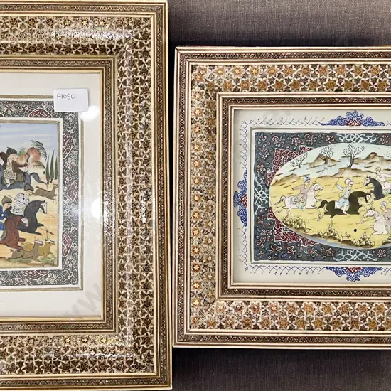 Two Small Moghul Works on Ivory