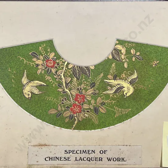 Specimen of Chinese Lacquer Work
