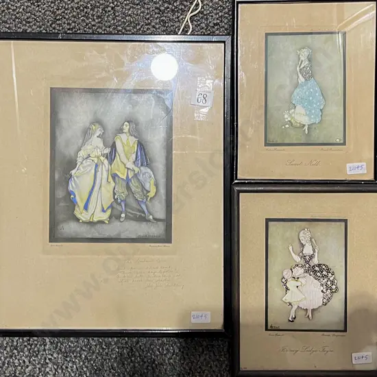 Three Framed Jenny Harbour Prints