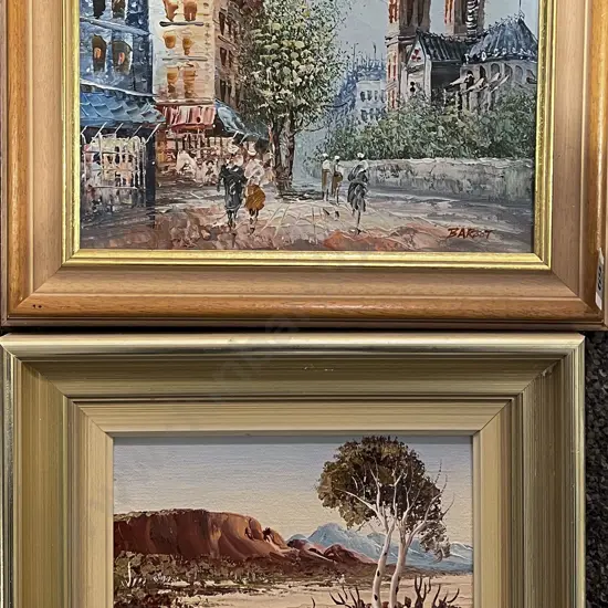 Two Small Framed Oils