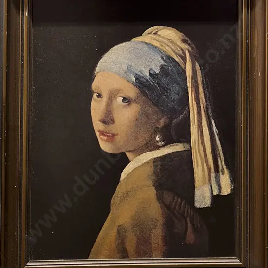 Vermeer - Girl with the Pearl Earring - Framed Print