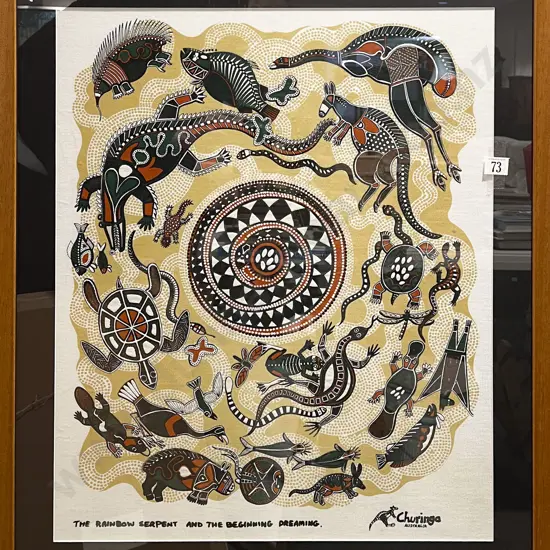 Framed Aboriginal Work