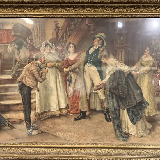 Gilt Framed Pears Print