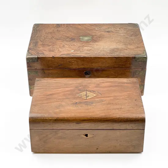 Two Wooden Jewellery Boxes