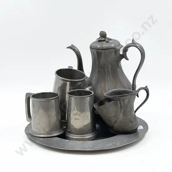 Quantity of Assorted Pewter