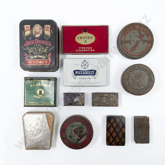 Quantity of Assorted Vintage Tins