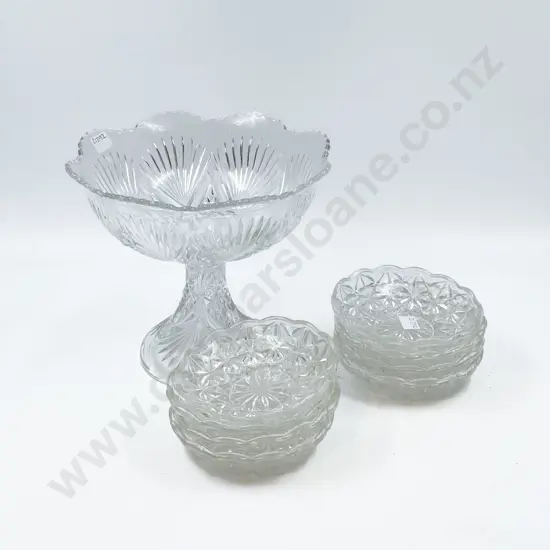 Small Quantity of Assorted Pressed Glass