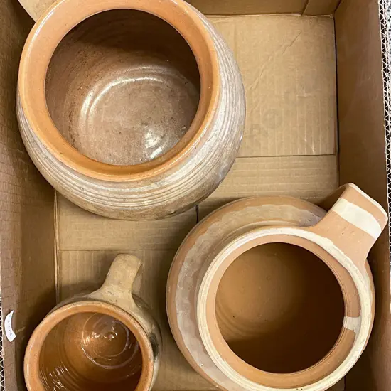 Three Pottery Jugs