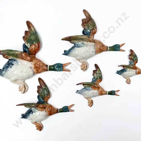 Set of Five Beswick Flying Ducks