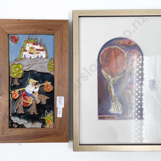 Framed Tile & Other Picture