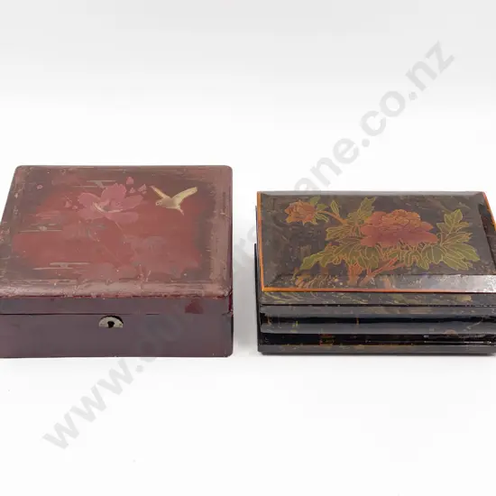 Two Lacquer Boxes