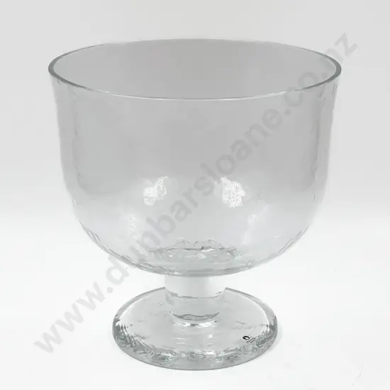 Large Swedish Glass Goblet Vase