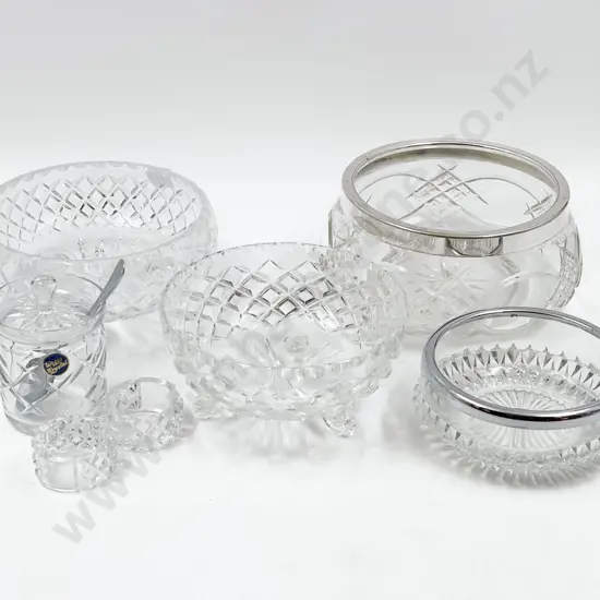 Small Quantity of Assorted Crystal and Glassware