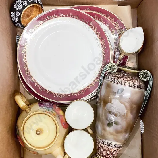 Box of Assorted Fancy China