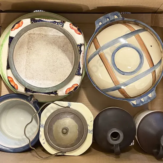 Box of assorted China and Crockery