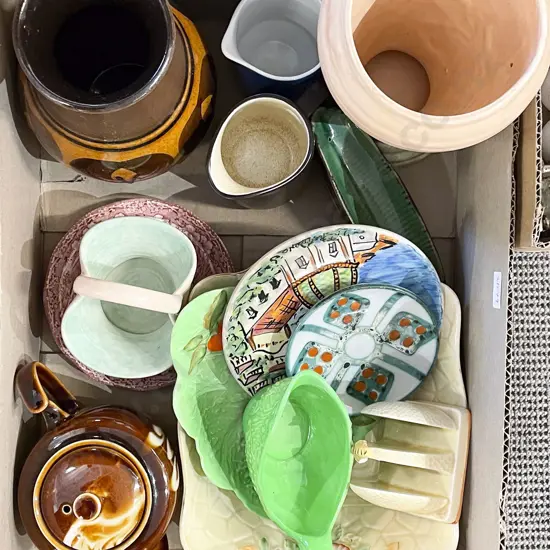 Box of Assorted China etc
