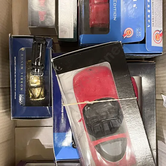 Quantity of Assorted Boxed Model Cars