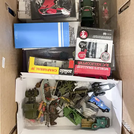 Quantity of Boxed Model Cars and Loose Toys