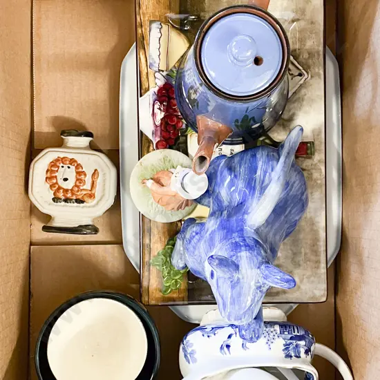 Box of assorted China etc