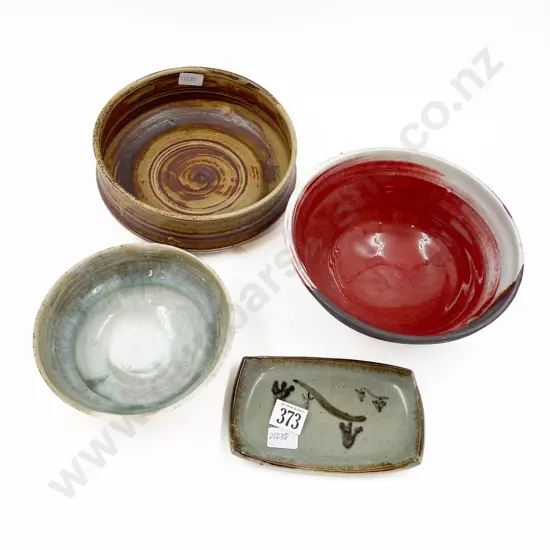 Four Pieces of Assorted Pottery Including Helen Mason and Paul Winspear