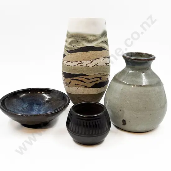 Four Pieces of Assorted Pottery
