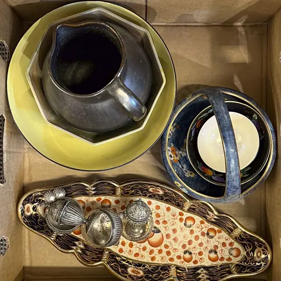 Box of Assorted Fancy China etc