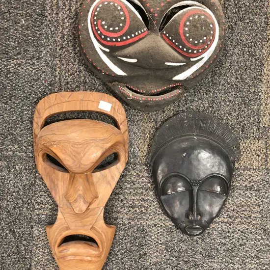 Three Assorted Masks