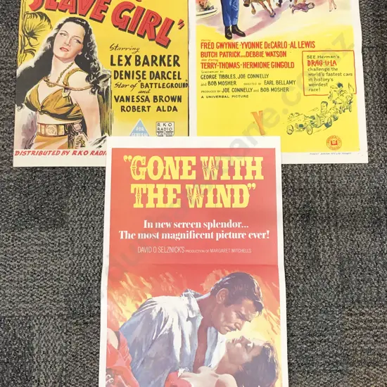 Three Vintage Movie Posters