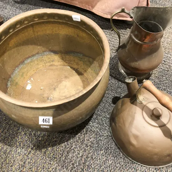 Copper Vase together with Jug & Kettle