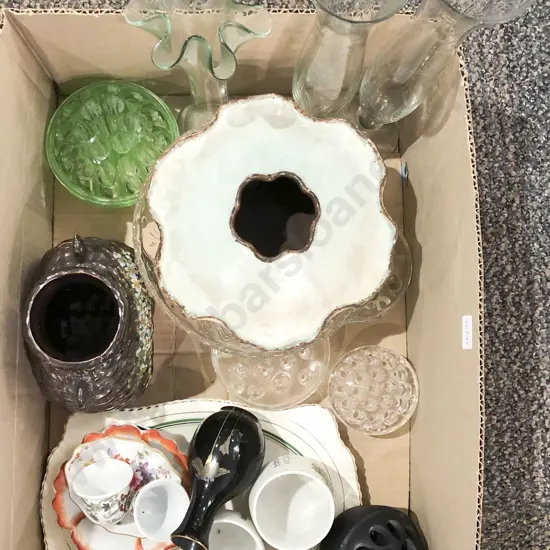 Box Quantity of Assorted Incl. Glassware