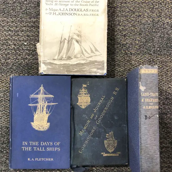 Four Vintage Seafaring Books