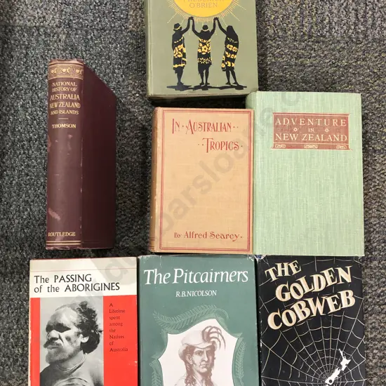 Seven Various Vintage Books