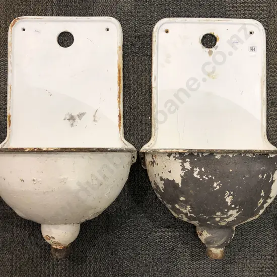 Two Vintage Industrial Water Fountains